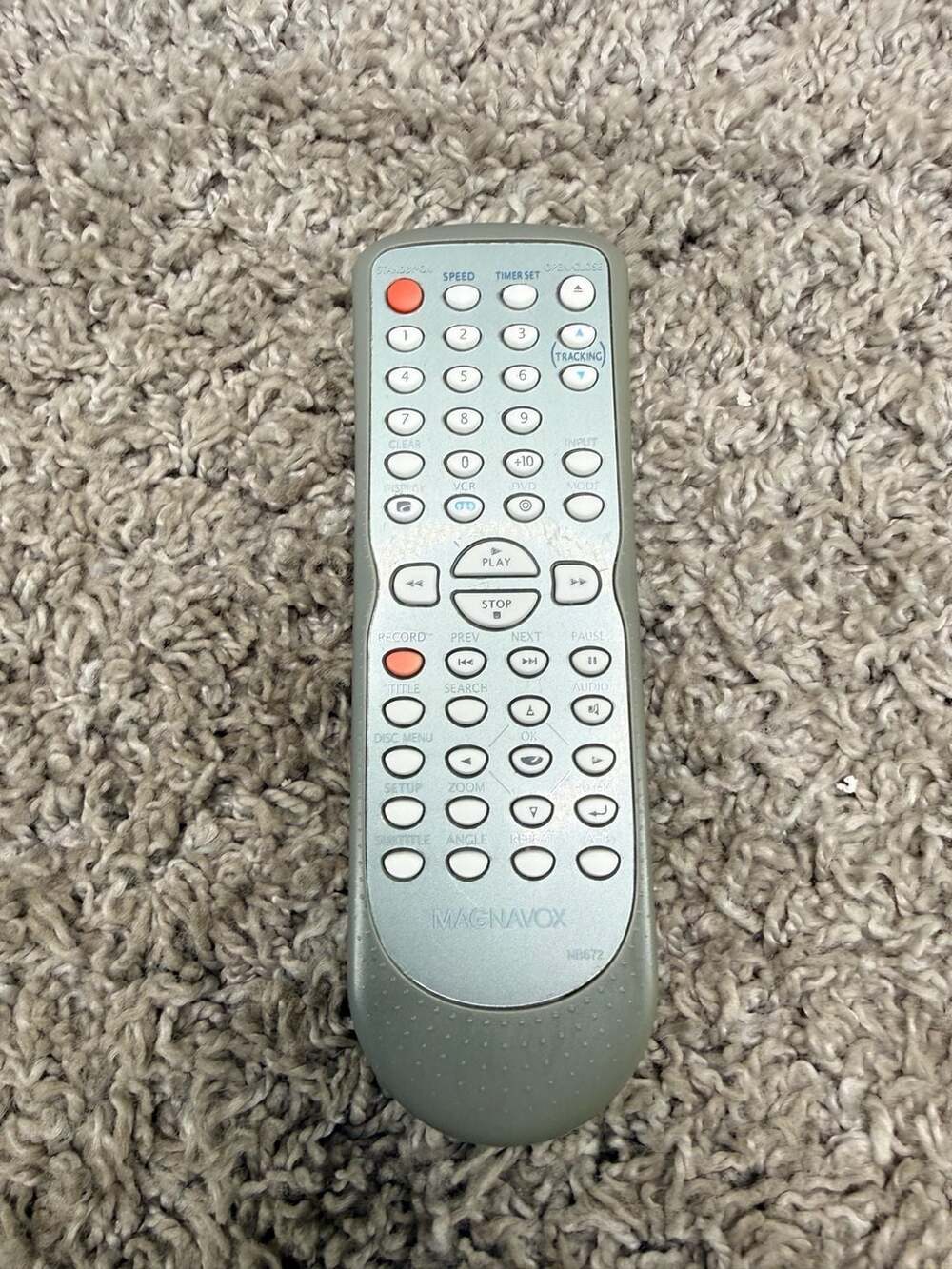 Magnavox NB672 DVD/VCR Combo Remote Control